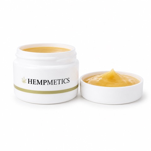 Hempmetics 1000mg Topical Pain Salve jar